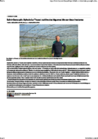 Sylvain Le Thuaut cultive des légumes bio sur deux hectares – 30_04_2021 – La Nouvelle République Indre-et-Loire